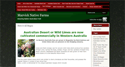 Desktop Screenshot of marvicknativefarms.com.au