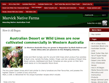 Tablet Screenshot of marvicknativefarms.com.au